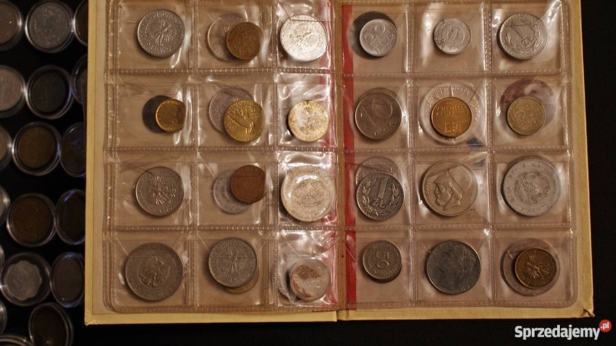 Kolekcja monet zbiór numizmatów kolekcjonera Kalisz