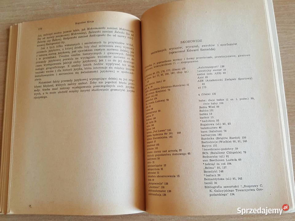 KSIĄŻKA Język polski poprawność piękno ochrona Złotniki