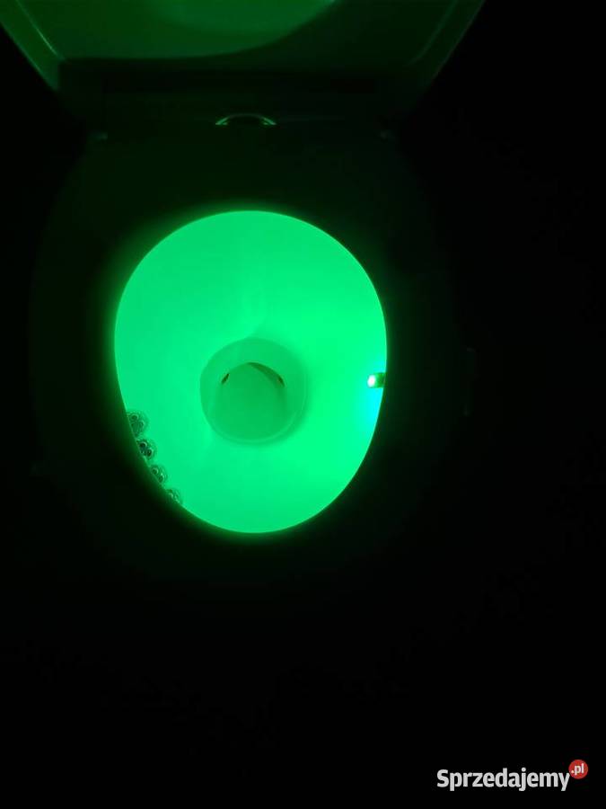 nowe lampki 18 kolorów do WC uruchamiane Sandomierz