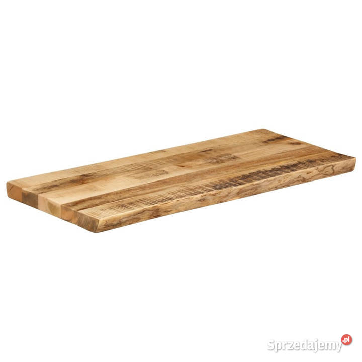 Blat stołu z naturalną krawędzią 80x40x25 drewno mazowieckie