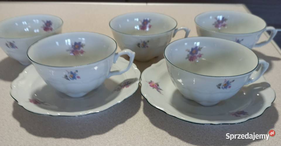 Filiżanki porcelanowe wielkopolskie