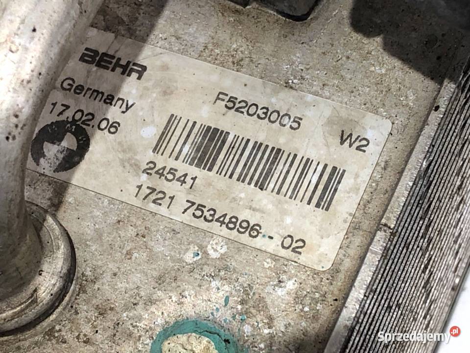 CHŁODNICA OLEJU BMW E61 7534896 25 218 0410 sprzedam