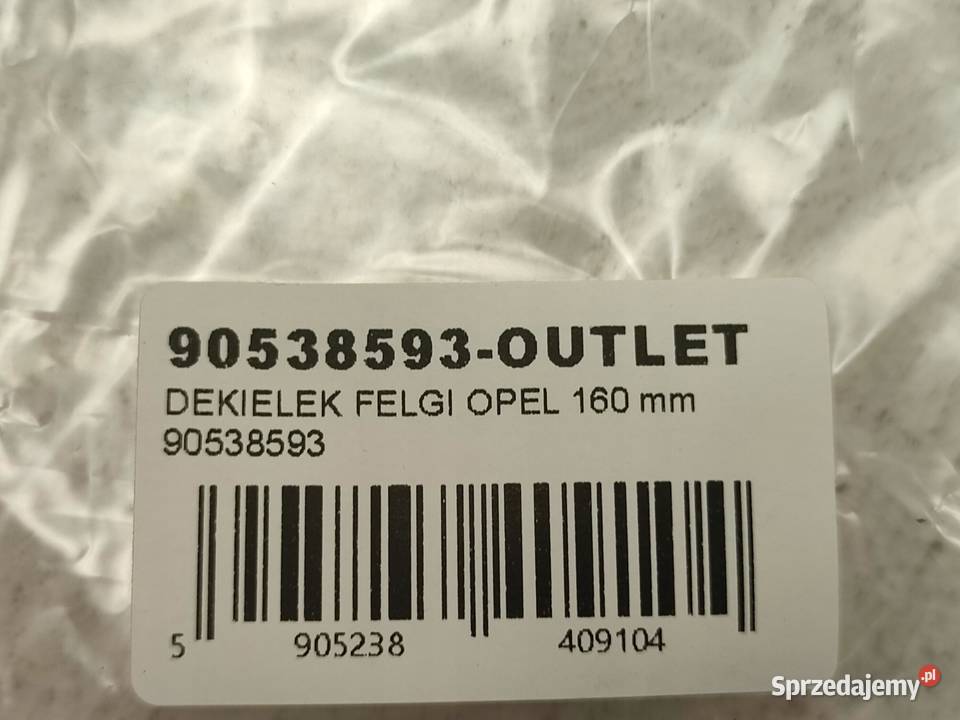 DEKIELEK FELGI 160mm 123mm OPEL 90538593