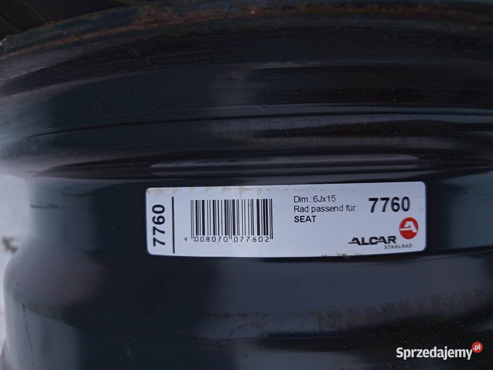 Felgi Stalowe 5x100 2 Skoda Fabia Seat Leon Audi Ostróda