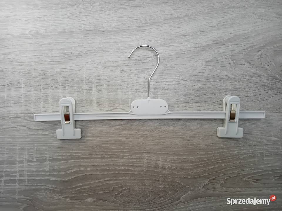 Wieszaki odzieżowe do spodni białe ECO WIESZAK Pozostałe wielkopolskie Poznań