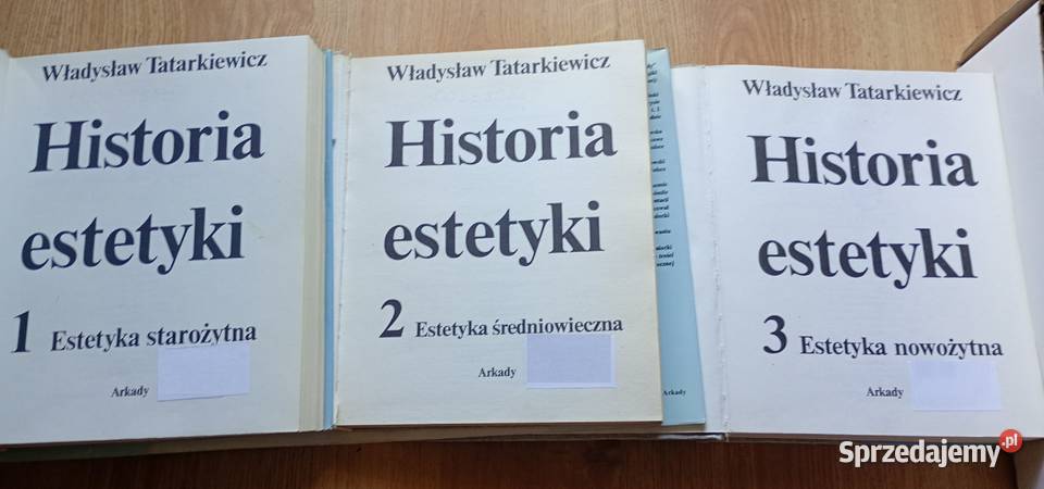 Tatarkiewicz Historia estetyki 13 Estetyka tradycyjny podręcznik Gdańsk sprzedam