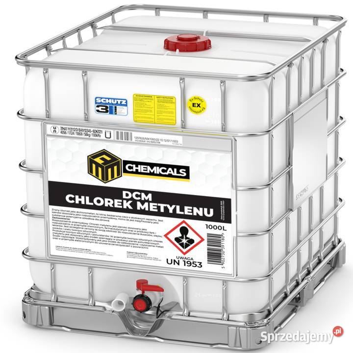 Methylenchlorid Dichlormethan DCM 1000 l IBC Pozostałe Gdańsk