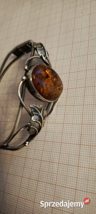 Bransoletka Bursztyn Vintage podlaskie sprzedam