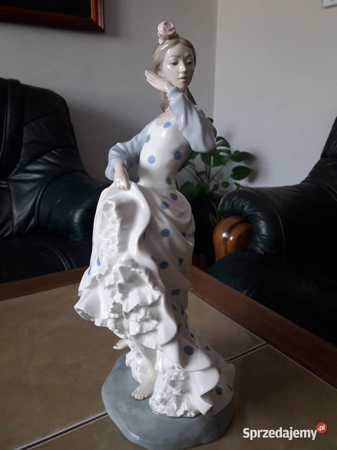 Figurka porcelanowa Bracia Lladro tancerka Porcelana i szkło Janów Lubelski