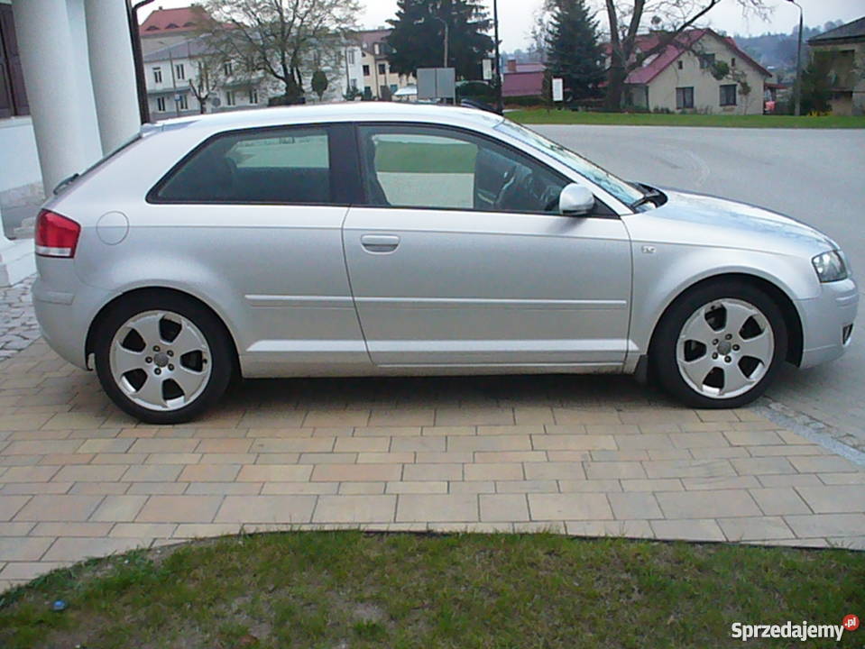 Audi A3 8P srebrny Lift duży grill okazja Rok produkcji 2006 Krasnystaw