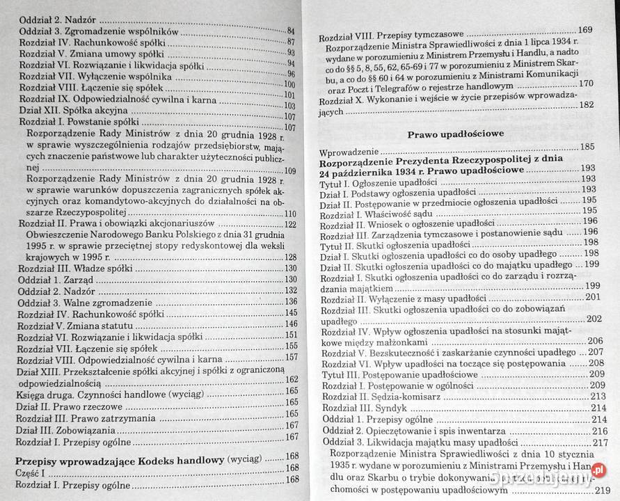 Kodeks handlowych J Katner R Kasterski miękka Chełm sprzedam