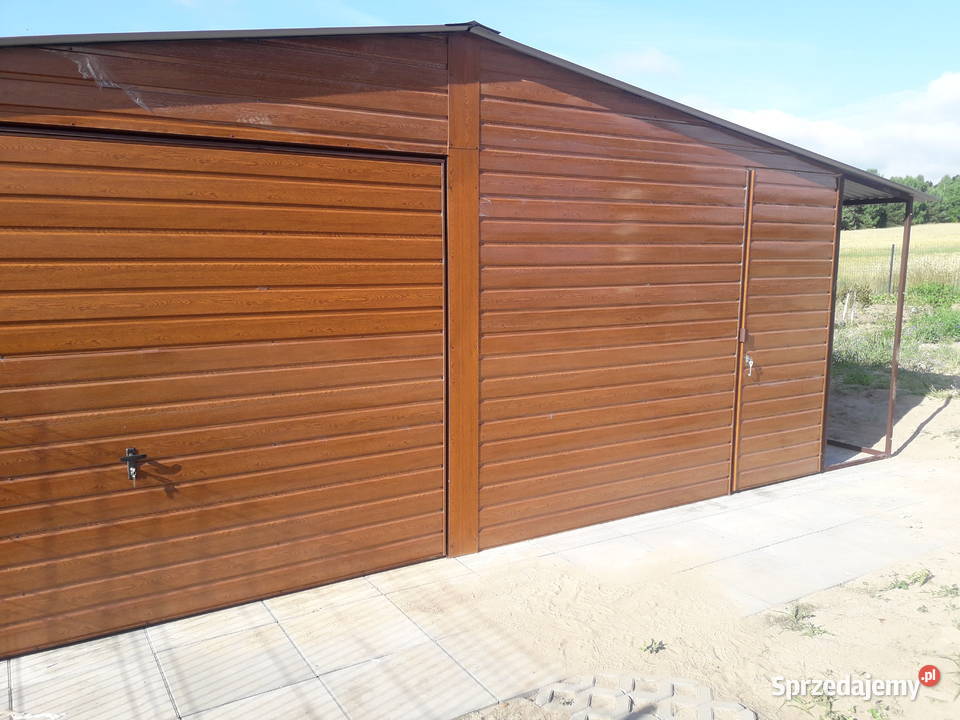 Garaż Blaszany z Zadaszeniem Złoty Dąb Grzywstal Pozostałe wielkopolskie Rawicz