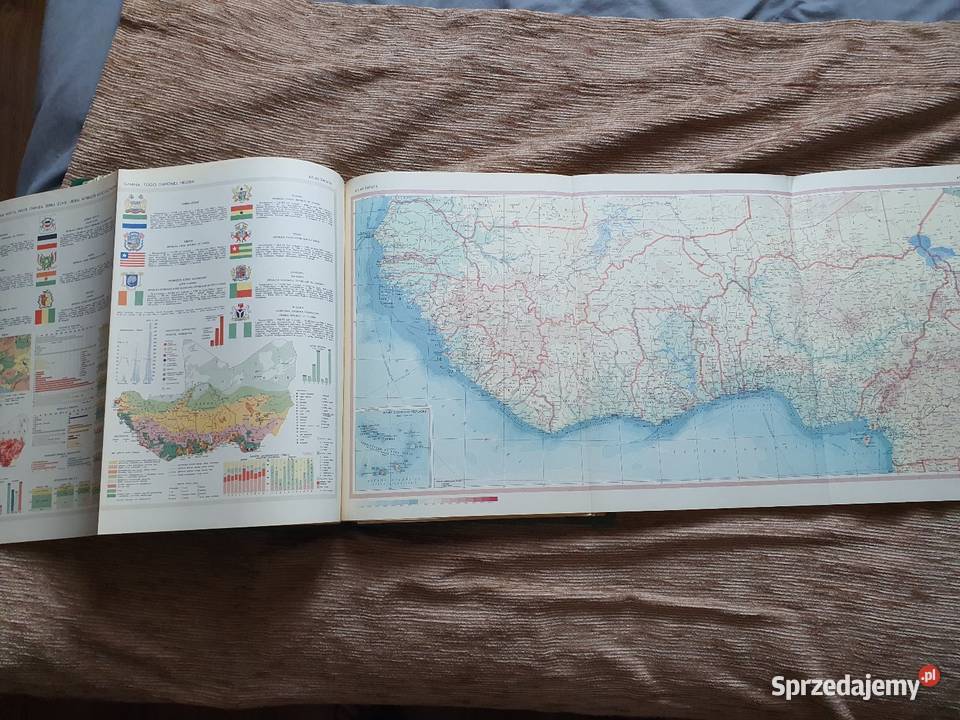 Atlas Świata 1962 Rok wydania 1962 wielkopolskie Poznań