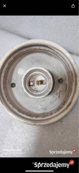 Stara lampa zewnętrzna skośna