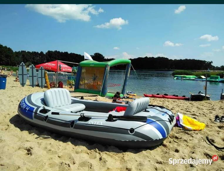 Ponton 4 osobowy z silnikiem zamiana dolnośląskie Trzebnica