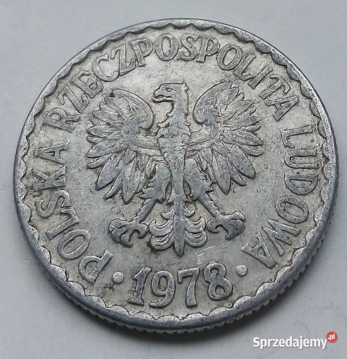 POLSKA1 ZLOTY1978 r AL bzm Numizmatyka mazowieckie Legionowo