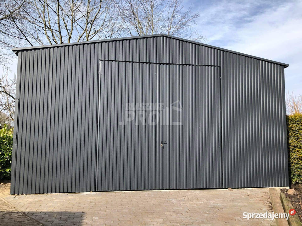 Hala Garaz blaszany 6x7 Brama dwuskrzydłowa Gorzów Wielkopolski sprzedam
