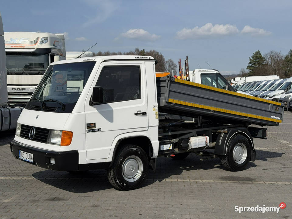 Mercedes MB 100 d 30 88 Wywrotka Kiper 1100 ład Widełki