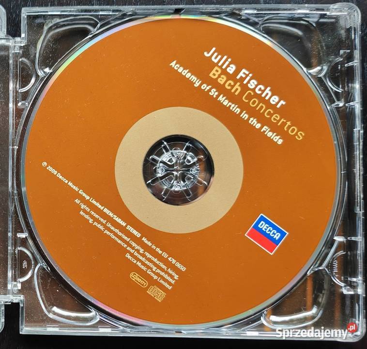 Bach koncert na skrzypce wyk Julia Fischer CD Warszawa