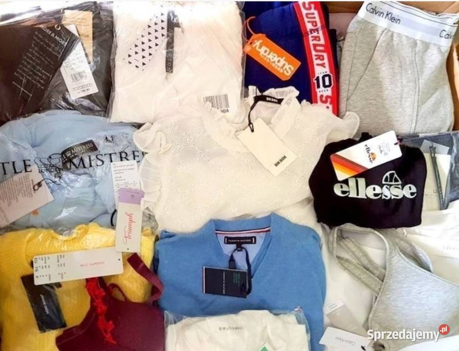 ODZIEŻ DAMSKA UŻYWANA NOWA MIX CREAM AB 10 SORT Rzeszów sprzedam