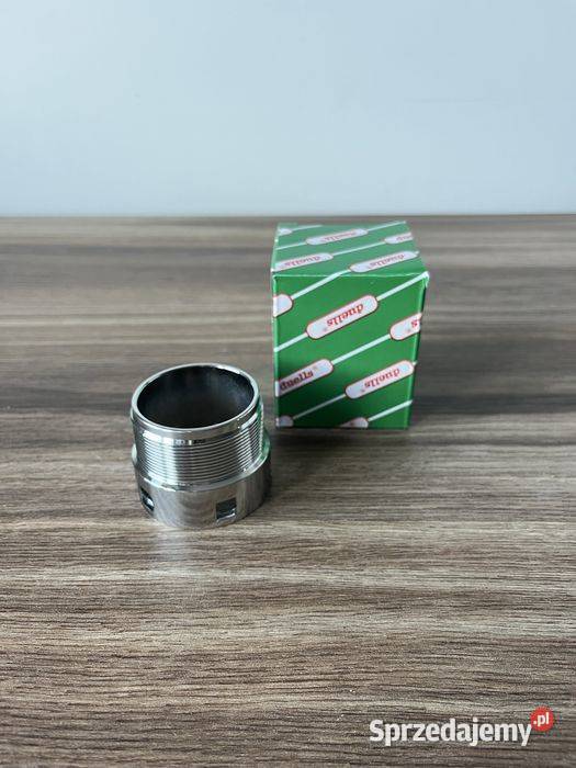 NOWA DUELLS CHROMOWANA NAKRĘTKA CYLINDRA MZ ETZ Części i akcesoria motocyklowe Bielsko-Biała