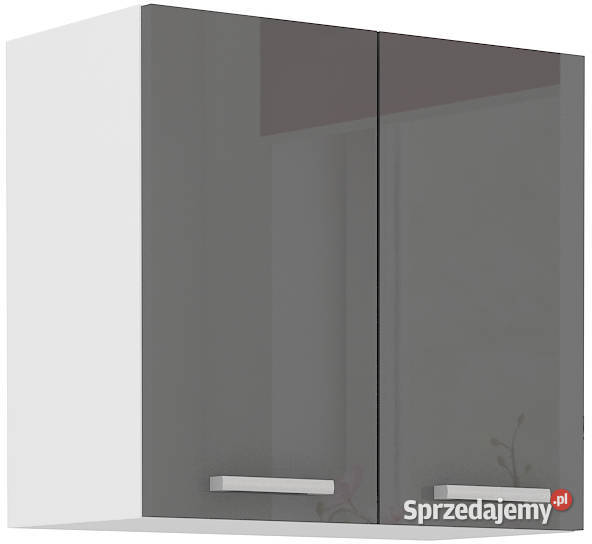 Zestaw mebli kuchennych 180 szary połysk szybka 180cm Kędzierzyn-Koźle