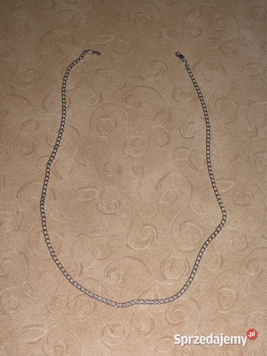 Srebrny łańcuszek Italy Kwadratowa Cubana 505 74 Łódź