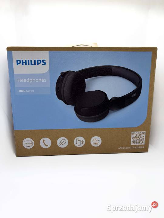 Słuchawki nauszne bezprzewodowe Philips TAH3209