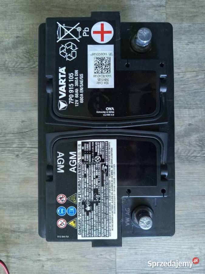 Akumulator varta Agm 12 v 68 ah 680 a Rzeszów