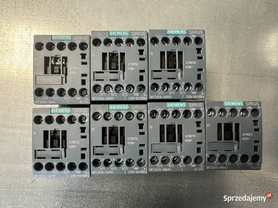 Stycznik mocy Siemens SIRIUS 3RT20161AP01 Bratoszewice
