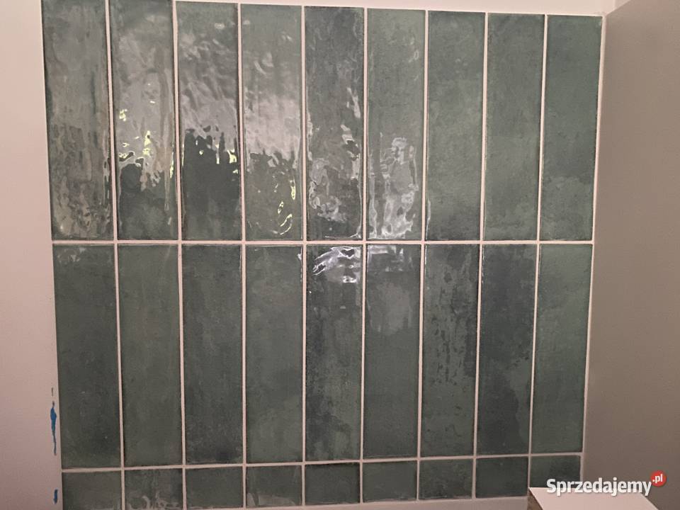 glazura zielona tonalna cegiełka hiszpańska mazowieckie