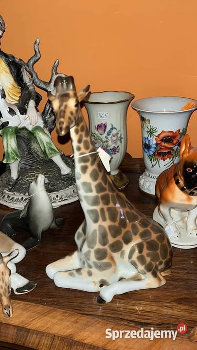 Żyrafa Lomonosov Figurka Leżąca Gdańsk