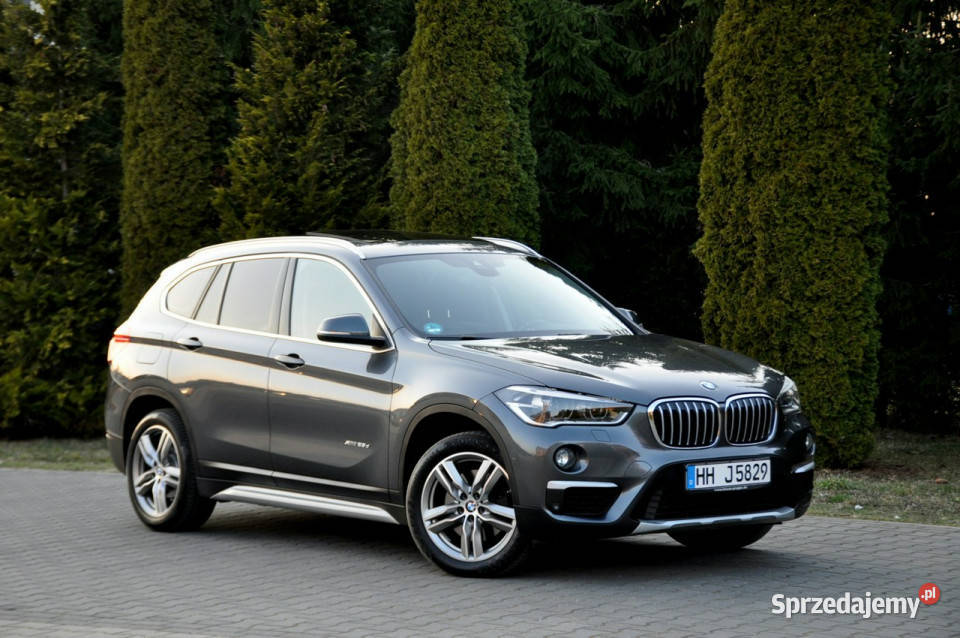 BMW X1 20d231xDriveXenonNaviSkóryPanoramaHead elektrochrom. lusterka boczne Ostrów Mazowiecka