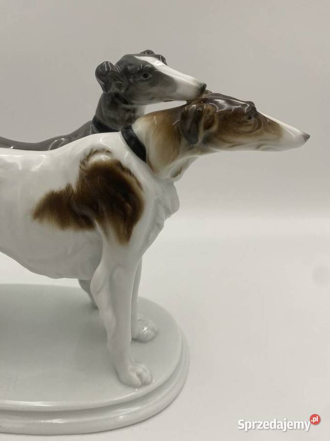 Porcelanowa figura Charty Ens 175 wielkopolskie