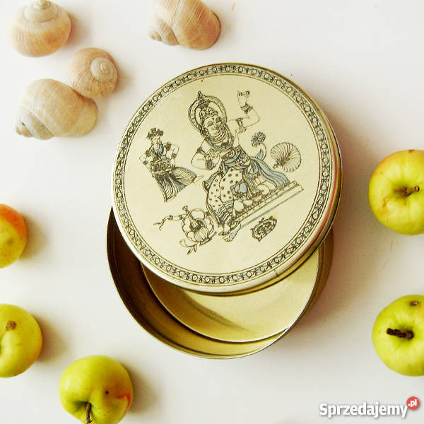 Vintage metalowe pudełko herbacie Katowice