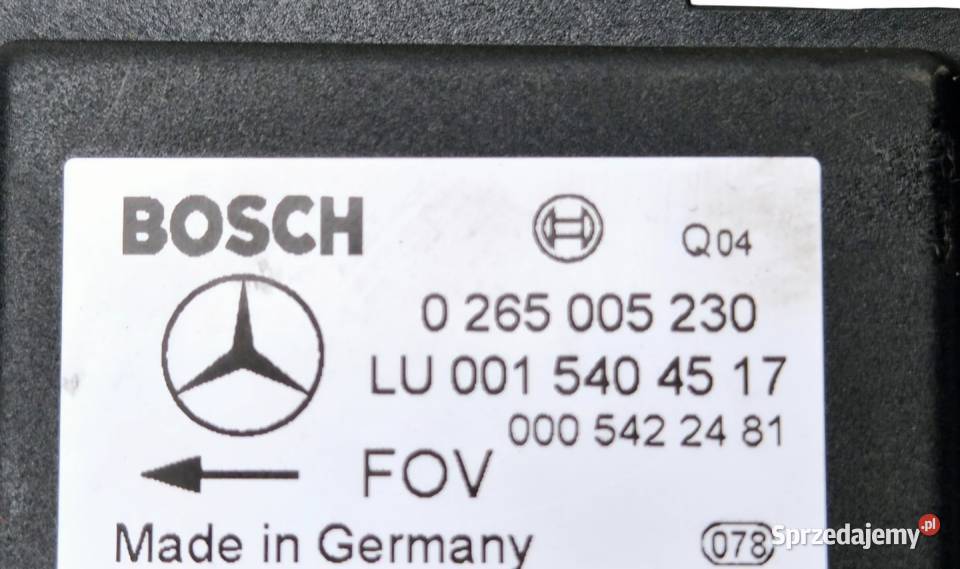 MODUŁ CZUJNIK ESP MERCEDESBENZ W220 0015404517 Części samochodowe świętokrzyskie Działoszyce sprzedam