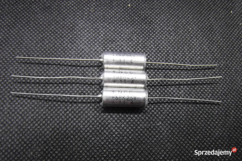 Kondensator NCC 68uF 25V tantalum capacitor