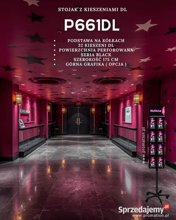 Obrotowy stojak Premium P661DL 32 kieszenie DL małopolskie Kraków