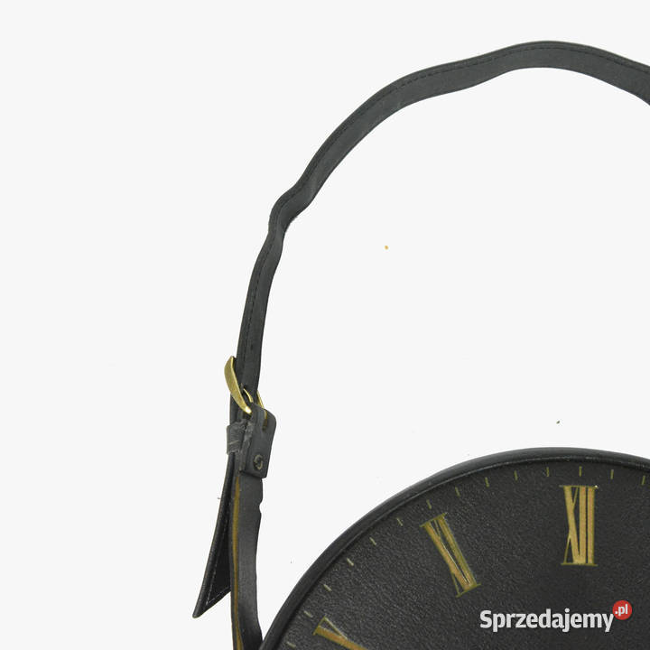 Skórzany zegar ścienny Silvos Niemcy lata 70 sprzedam
