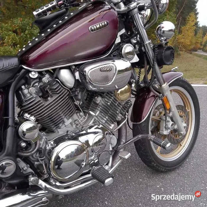 Yamaha Virago 1100 87r wersja gold super stan Rok produkcji 1987 mazowieckie Sochaczew