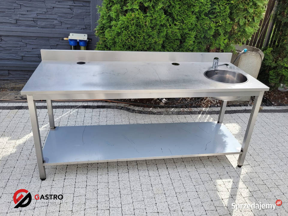 Zlew gastronomiczny 1komorowy 190x70x85