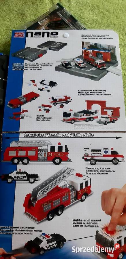klocki mega bloks nano 5981 5905 5906 pogotowie Mega Bloks Katowice