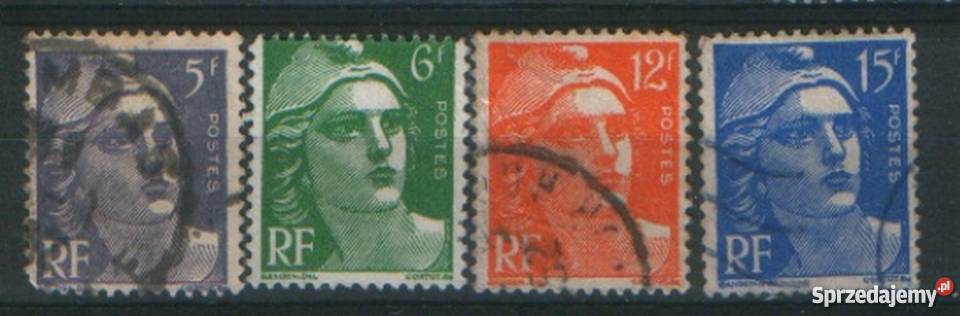 Zn Francja Mi 901 4 kas 1951 Filatelistyka Kolekcje Gliwice