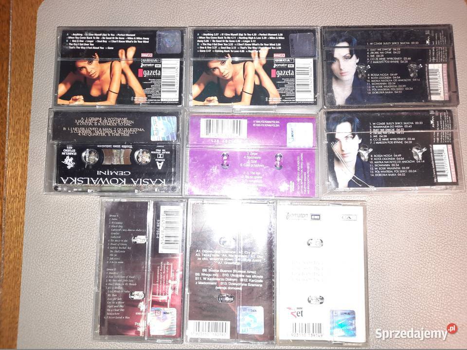 Zestaw kaset magnetofonowych polska muzyka pop Wrocław