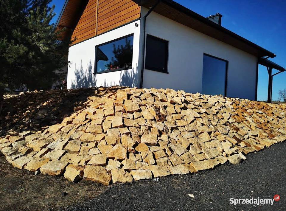 Kamień Ogrodowy na Skarpy Murki Naturalny Piaskowiec Producent łupek murak Wielgomłyny