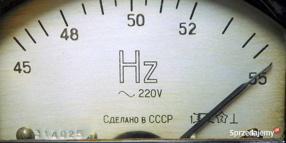 Przyrząd częstościomierz 220V 50Hz HERCOMIERZ Części i akcesoria