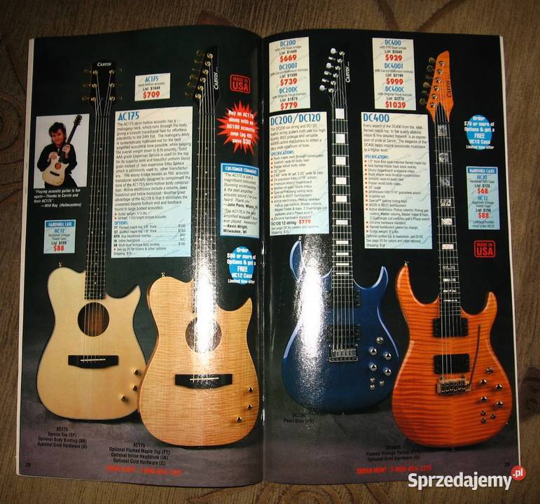 Carvin Factory Direct Music Equipment Catalog pomorskie sprzedam