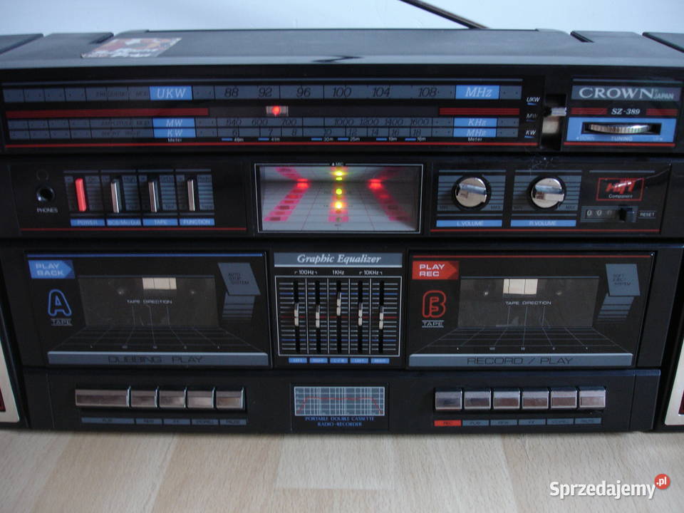 Radiomagnetofon CROWN SZ389 Radioodtwarzacze