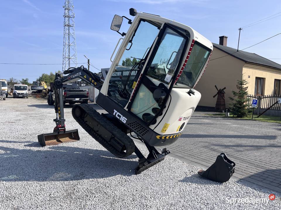 Mini koparka TEREX TC16 z 2015r Ładna 1800 łódzkie Złoczew