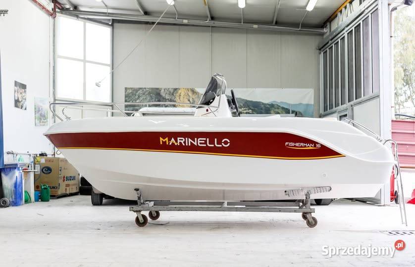 Nowa łódź motorowa Marinello FISHERMAN 16 500m6 Żeglarstwo
